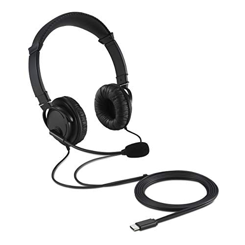 Kensington Headset Hi-Fi mit Mikrofon. USB-C schwarz