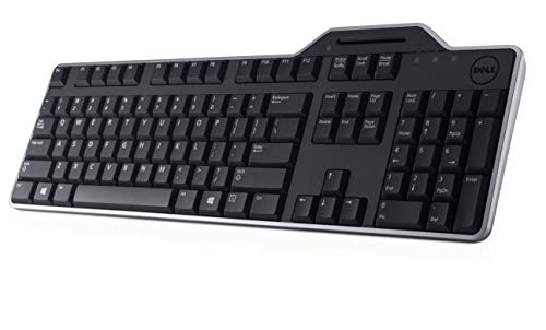 Dell KB813 Tastatur mit Smartcard Reader-Französisches Layout-Schwarz