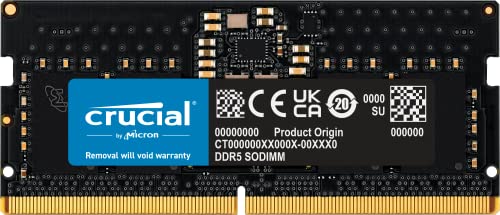 Crucial RAMNDDR5 SO 4800 8GB 8GB Modul CL40