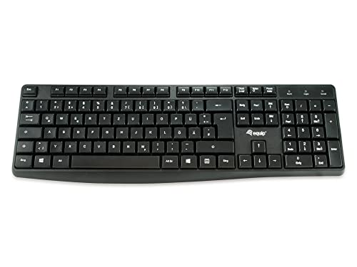 Equip Kabeebundene USB Keyboard schwarz. spanisch