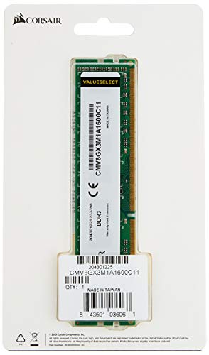 Corsair ValueSelect 8GB DDR3-1600 CL11 DIMM Arbeitsspeicher