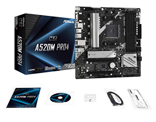 Asrock A520M PRO4 Mainboard AM4 Sockel