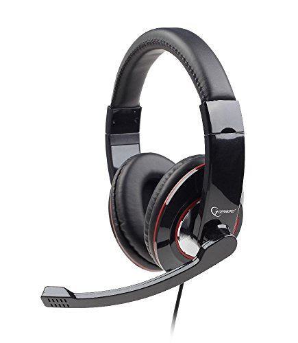 Gembird Headset STEREO MHS 001 glänzend Klinke schwarz