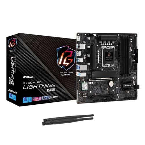 ASRock B760M PG Lightning WiFi 1700 mATX HDMI/DP DDR5 retail