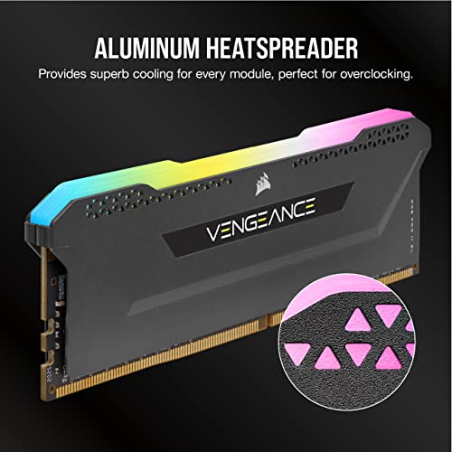 Corsair Vengeance RGB PRO SL-DDR4-Kit-64 GB: 2 x 32 GB-DIMM 288-PIN-3600 MHz / PC4-28800-ungepuffert