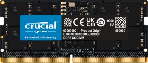 Crucial RAMNDDR5 SO 4800 16GB 16GB Modul CL40