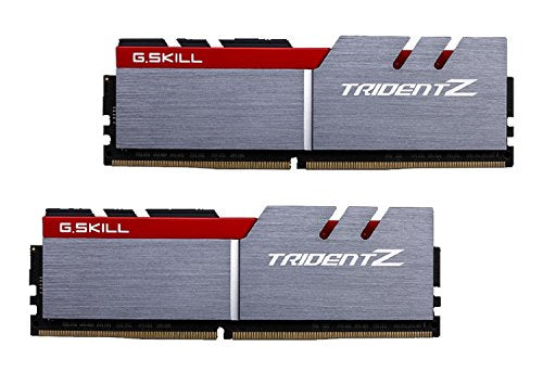 G.Skill Trident Z Silber/Rot 16GB Kit (2x8GB) DDR4-3600 CL17 DIMM Arbeitsspeicher