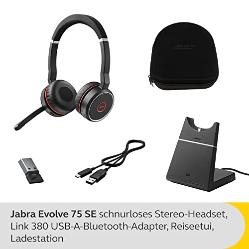 Jabra On Ear Headset Evolve 75 SE UC Stereo