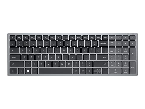 Dell KB740 Tastatur kabellos 2.4 GHz QWERTZ Titan Gray