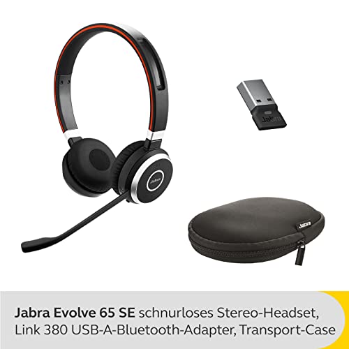 Jabra On Ear Headset Evolve 65 SE MS Stereo