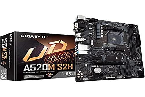 Gigabyte AM4 A520M S2H mATX