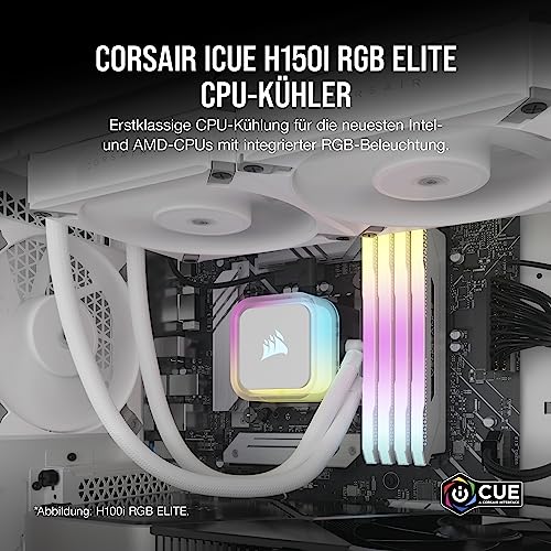 Corsair WAK Cooling iCUE H150i RGB ELITE WHITE 360mm