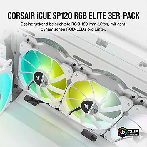 Corsair Lüfter 120*120*25 SP120 RGB ELITE AirGuide 3-er