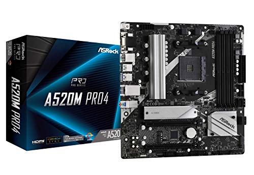 Asrock A520M PRO4 Mainboard AM4 Sockel