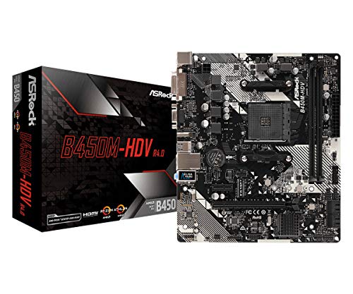 ASRock AM4 B450M-HDV R4.0 mATX