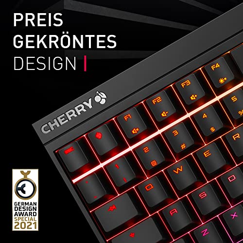 Cherry TAS MX 2.0S RGB Corded DE-Layout weiß MX RED