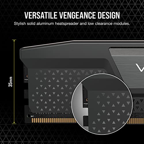 Corsair DRAM Speicherkit VENGEANCE-64 GB (4 x 16 GB Kit)-DDR5 6.200 MHz C32