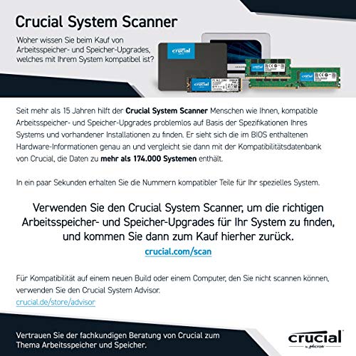 Crucial RAM-16 GB (2 x 8 GB Kit)-DDR4 2666 UDIMM CL19