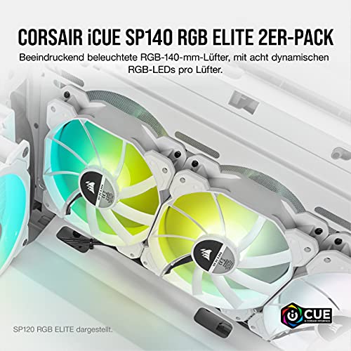 Corsair Lüfter 140*140*25 SP140 RGB ELITE AirGuide 3-er