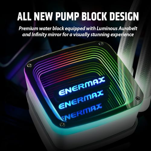 Enermax WAK Aquafusion ADV Wasserkühler 240mm SquA RGB weiß