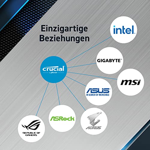 Crucial -DDR5-Kit-32 GB: 2 x 16 GB-DIMM 288-PIN-5600 MHz / PC5-44800-ungepuffert