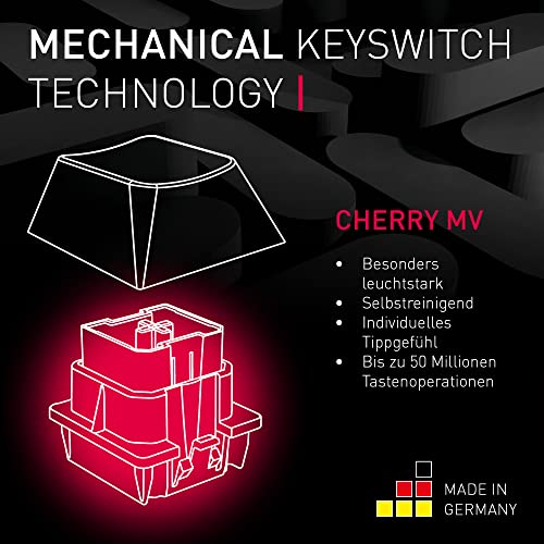 Cherry TAS MV3.0 RGB Corded DE-Layout weiß