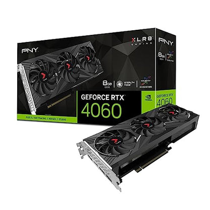 GEFORCE RTX 4060 8GB XLR8 Gaming VERTO Edition - 8GB GDDR6. 1x HDMI. 3x DP