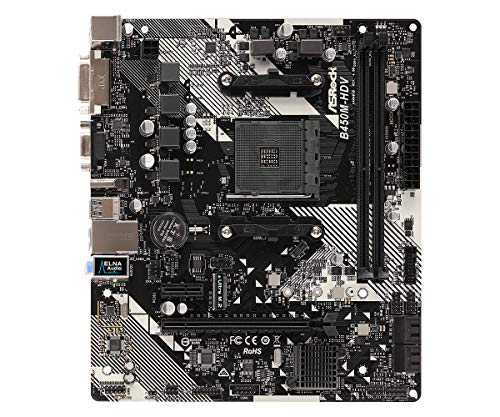 ASRock AM4 B450M-HDV R4.0 mATX