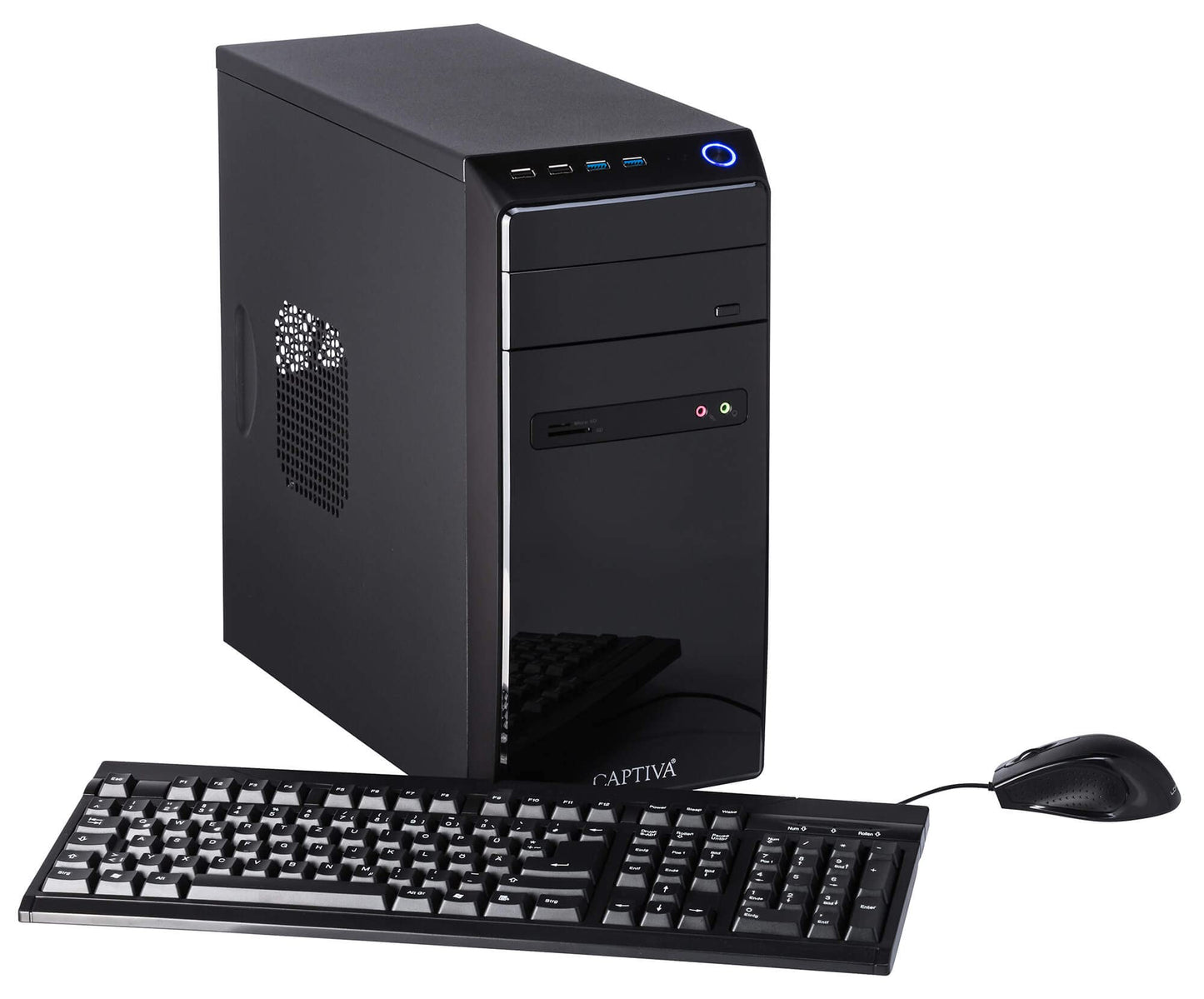 Captiva Power Starter I67-981 Sohoo 6826 350W Intel i7 10700 H410M 8GB Intel UHD Graphics 250GB M.2I2500 inkl. M+K Office Kit Win11 Home