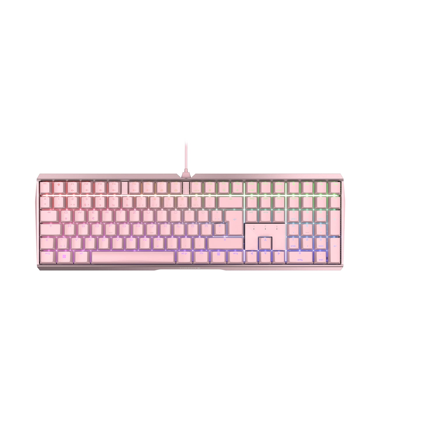 Cherry TAS MX 3.0S RGB Corded DE-Layout pink MX BLACK