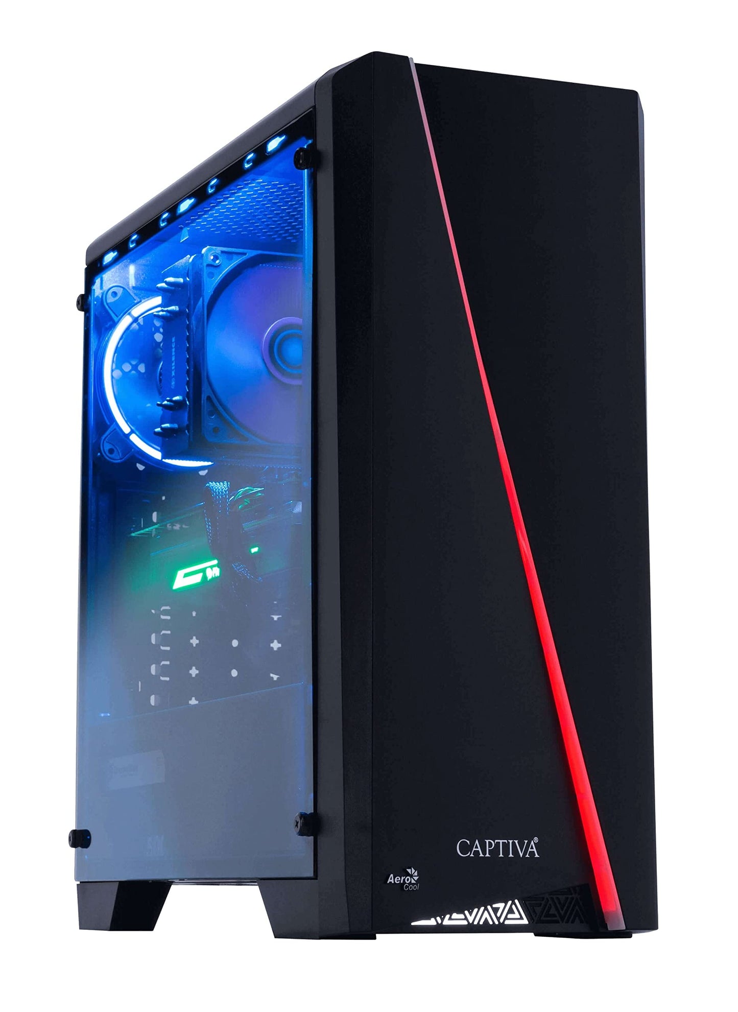 Captiva Highend Gaming R59-793 Aerocool Cylon RGB 650W AMD R7 5800X X570 32GB RTX 3060 Ti 8GB 1TB M.2LQ240 RGB0 Win11 Home